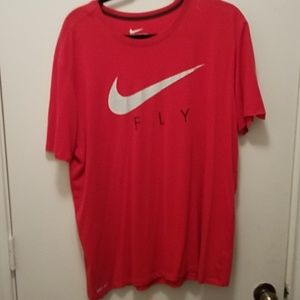 Mens red Nike t-shirt